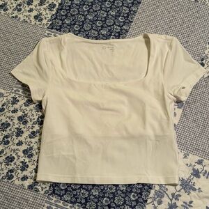 OFFLINE by Aerie Real Me Square Neck Workout Tee